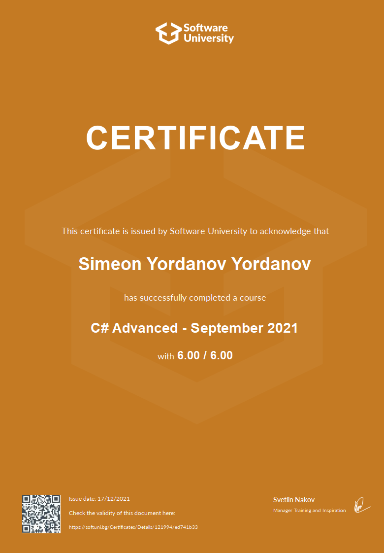 Csharp advanced